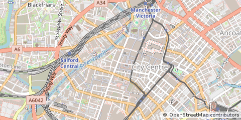 Map of Manchester