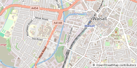 Map of Bromsgrove, West Midlands