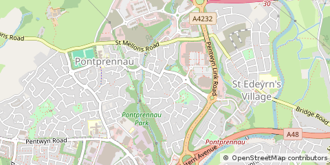 Map of Cardiff