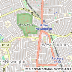 Map of Stoke Newington, London
