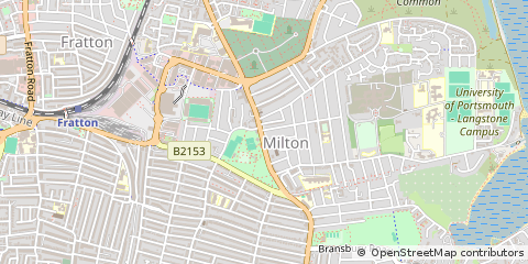 Map of Southsea, Hants