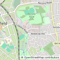 Map of Sutton Coldfield, West Midlands