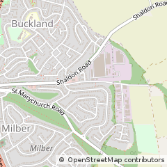 Map of Newton Abbot, Devon
