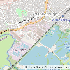 Map of Chilwell Nottingham, Nottinghamshire