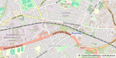 Map of Leeds