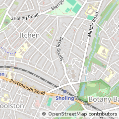Map of Southampton, Hampshire
