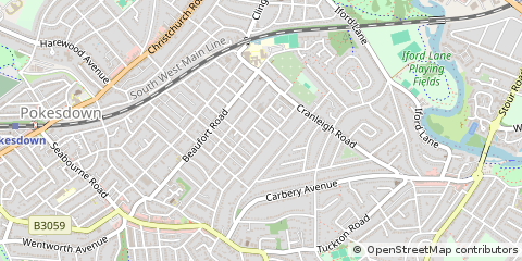 Map of Bournemouth