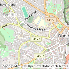 Map of Dudley