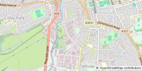 Map of Reading, Berkshire