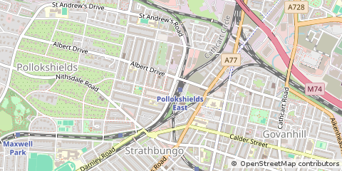 Map of Glasgow