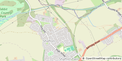 Map of Barnsley