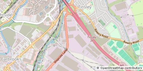 Map of Sheffield
