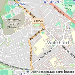 Map of Cardiff