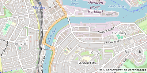 Map of Aberdeen