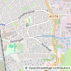 Map of Beverley, East Yorkshire