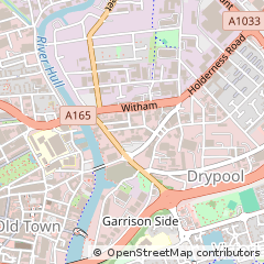 Map of Hull, East Yorkshire