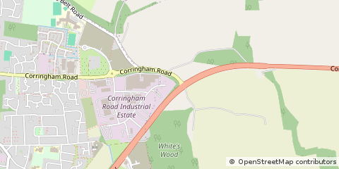 Map of Gainsborough, Lincolnshire