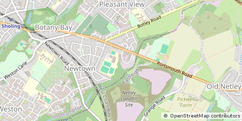 Map of Southampton, Hampshire