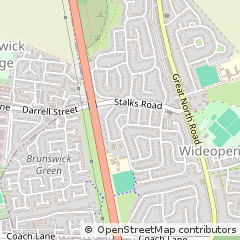 Map of Newcastle Upon Tyne