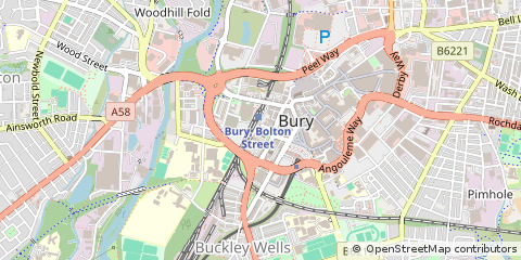 Map of Bury