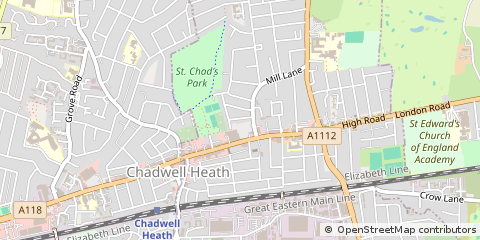 Map of Romford