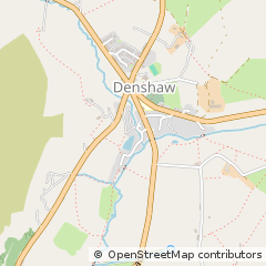 Map of Denshaw, Saddlworth