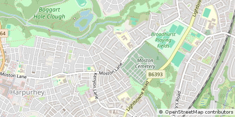 Map of Manchester, Greater Manchester