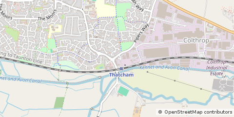 Map of Thatcham