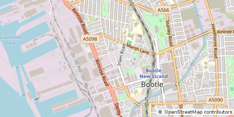 Map of Merseyside