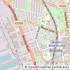 Map of Merseyside