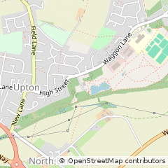 Map of Pontefract, West Yorkshire