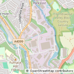 Map of Halesowen, West Midlands