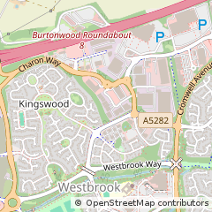 Map of Warrington