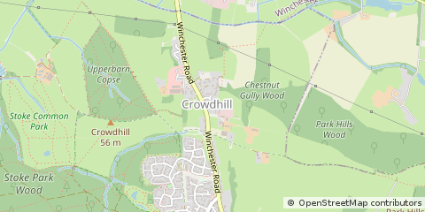 Map of Fair OAK, Hants