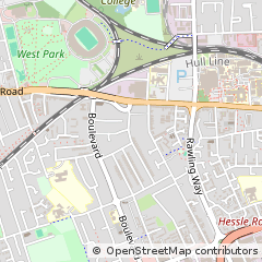 Map of Kingston Upon Hull, East Yorkshire