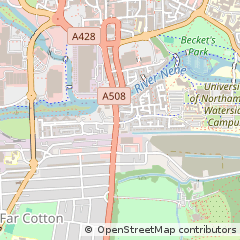 Map of Northampton, Northamptonshire