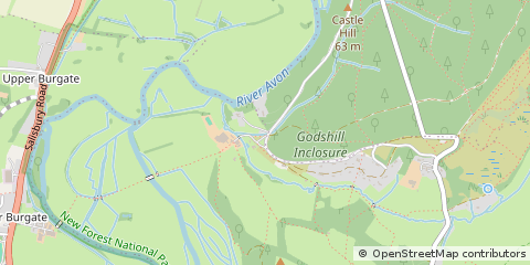Map of Fordingbridge, Hampshire