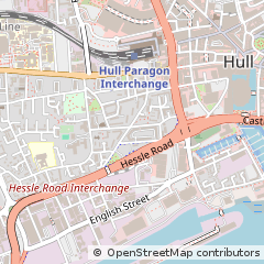 Map of Hull, North Humberside