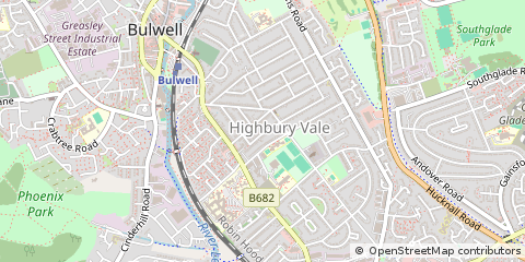 Map of Nottinghashire