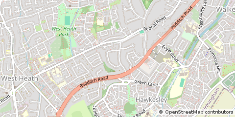 Map of Birmingham
