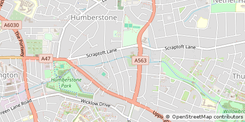 Map of Leicester