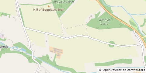Map of Turriff, Aberdeenshire