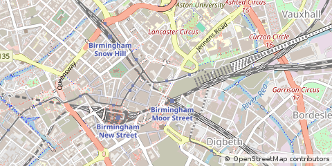 Map of Birmingham