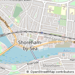 Map of Shoreham-by-SEA