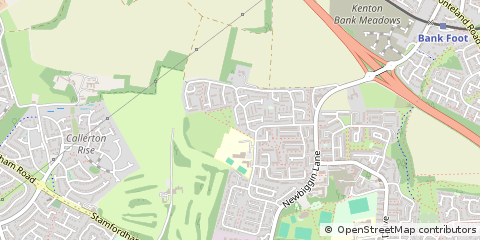 Map of Newcastle Upon Tyne