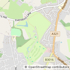 Map of Wokingham, Berkshire
