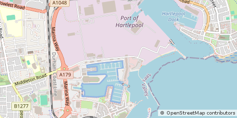 Map of Hartlepool