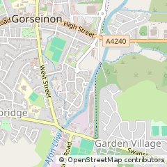 Map of Swansea