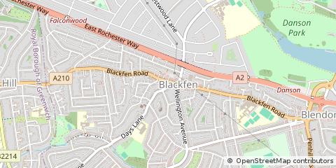 Map of Sidcup