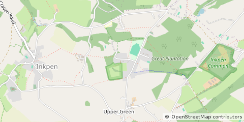 Map of Hungerford, Berkshire